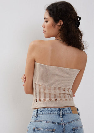 Camille Knitted Tube Top