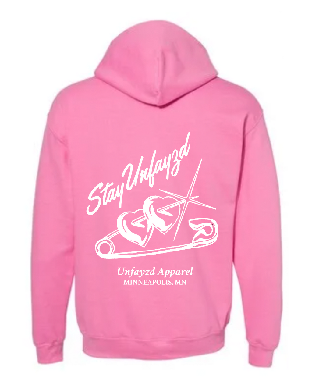 Pink 'Stay Unfayzd' Hoodie