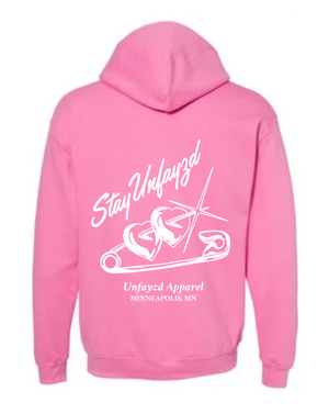Pink 'Stay Unfayzd' Hoodie